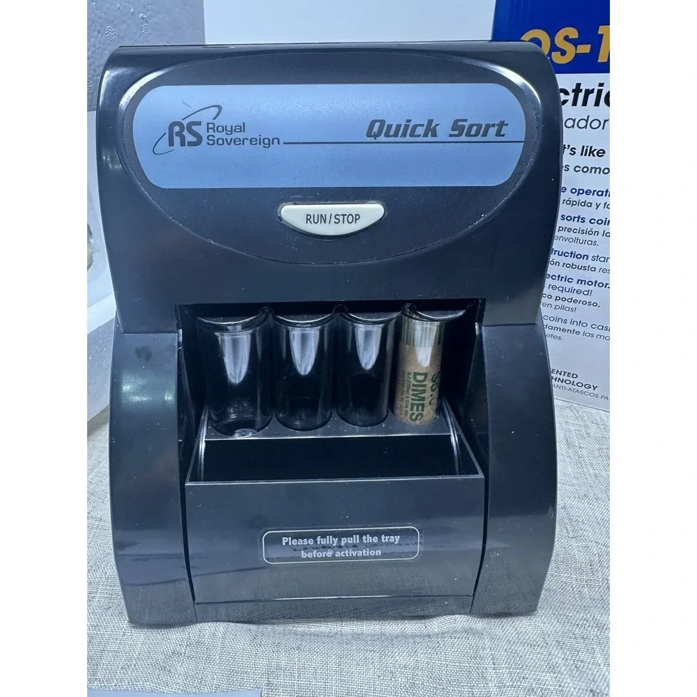 Royal Sovereign QS-1AC Coin‎ Sorter Counter Machine tested and works perfectly